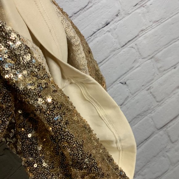 TFNC London Gold Sequin Dress - Picture 5 of 5